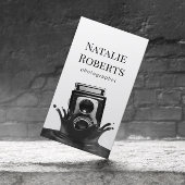 Fotograaf Camera Creatieve Splash Fotografie Visitekaartje