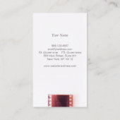  Fotograaf Camera Film Visitekaartje (Achterkant)