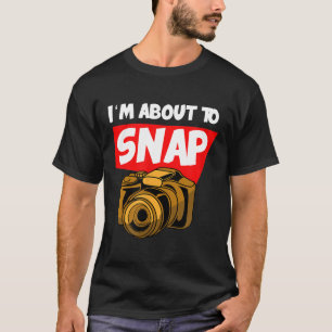 Fotograaf Camera Fotografie Gift Ik ben over het T-shirt