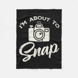 Fotograaf Camera Ik Ga Even Een Grappige Foto Make Fleece Deken
