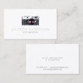 Fotograaf  Camera Illustratie Logo Visitekaartje (Voorkant / Achterkant)