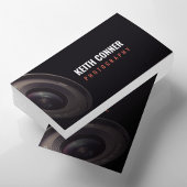 Fotograaf Camera Lens Zwart Visitekaartje