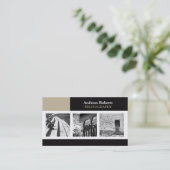 Fotograaf Classy Elegant - Aangepaste profielkaart Visitekaartje (Staand voorkant)