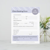 Fotograaf Cliëntencontractformulier Sjabloon (Staand voorkant)