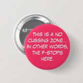 Fotograaf - De f-stops hier Ronde Button 5,7 Cm (Voorkant /achterkant)