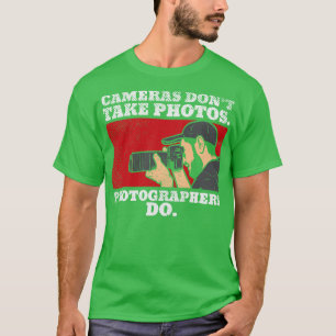 Fotograaf die Afbeeldingen neemt 2 T-shirt
