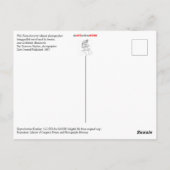 Fotograaf die uit de maag wordt gesleept briefkaart (Achterkant)