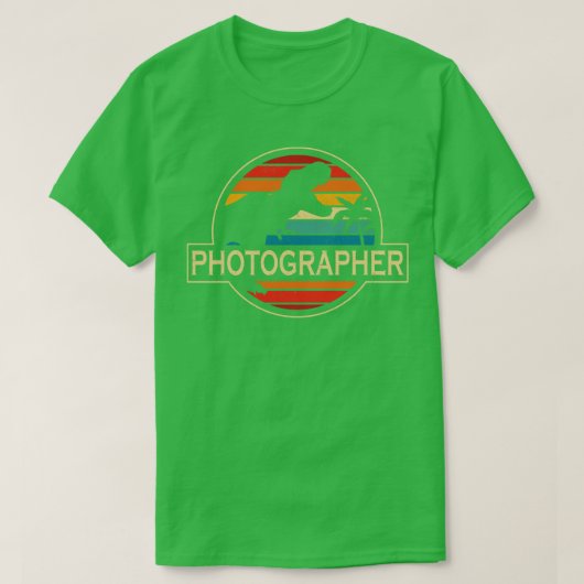 Fotograaf Dinosaur T-shirt (Design voorkant)