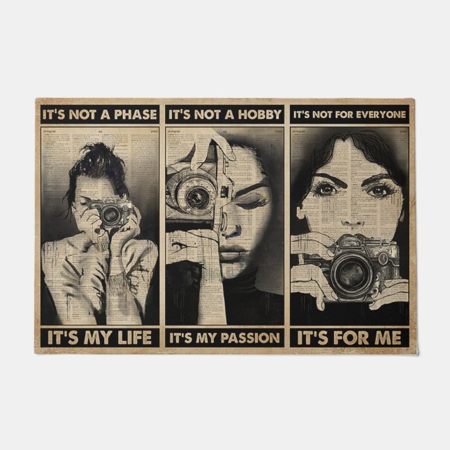 Fotograaf Doormat,  Vibes Mat (Voorkant)