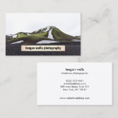 Fotograaf eenvoudige plaque fotografie Kaart Visitekaartje (Voorkant / Achterkant)