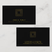 Fotograaf Elegant Gold Blik Fotografie Luxe Visitekaartje (Voorkant / Achterkant)