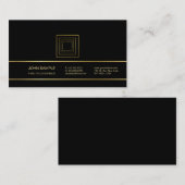 Fotograaf Elegante fotografie Stijlvolle gouden lo Visitekaartje (Voorkant / Achterkant)