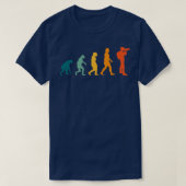 Fotograaf Evolution Retro Camera Fotojournalis T-shirt (Design voorkant)