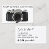 Fotograaf  filmcamera visitekaartje (Voorkant / Achterkant)