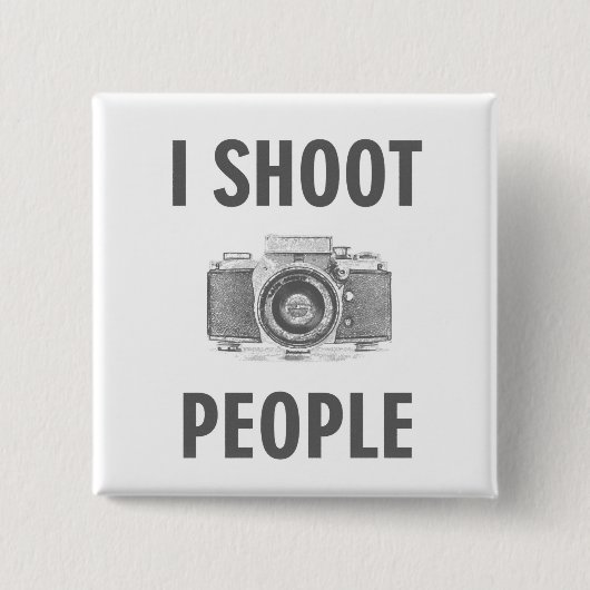 fotograaf fotograaf fotografeert mensen grappige t vierkante button 5,1 cm (Voorkant)