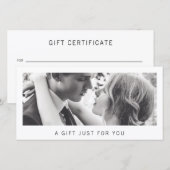 Fotograaf Fotografie Bedrijf Cadeaubon (Voorkant / Achterkant)