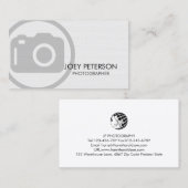 Fotograaf Fotografie Camera Icon Visitekaartje (Voorkant / Achterkant)