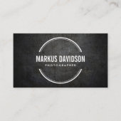 Fotograaf Fotografie Camera Lens Visitekaartje (Voorkant)