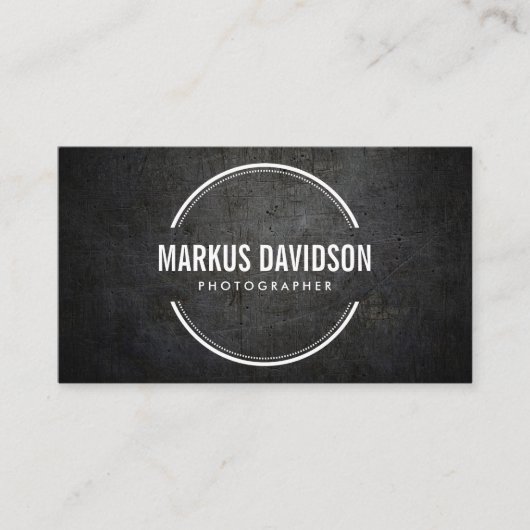 Fotograaf Fotografie Camera Lens Visitekaartje (Voorkant)