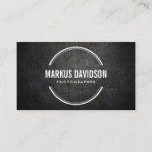 Fotograaf Fotografie Camera Lens Visitekaartje (Voorkant)