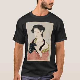 Fotograaf Fotografie Camera Samurai vrouw T-shirt