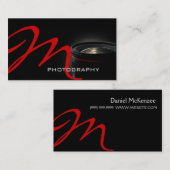 Fotograaf, fotografie, camera-Visitekaartje Visitekaartje (Voorkant / Achterkant)