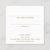 Fotograaf Fotografie Klantverwijzing Aanbevelingskaartje (Achterkant)