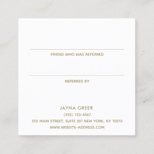 Fotograaf Fotografie Klantverwijzing Aanbevelingskaartje (Achterkant)