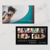 Fotograaf, fotografie, videograaf, camera visitekaartje (Voorkant / Achterkant)