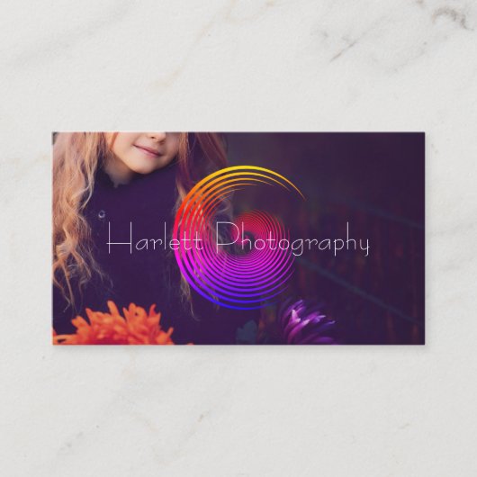 Fotograaf, fotografie, Visitekaartje (Voorkant)
