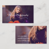 Fotograaf, fotografie, Visitekaartje (Voorkant / Achterkant)