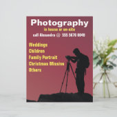 Fotograaf Foto's betrouwbaar brochure (Staand voorkant)