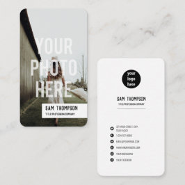 Fotograaf Foto's & Logo sociale media-pictogrammen Visitekaartje