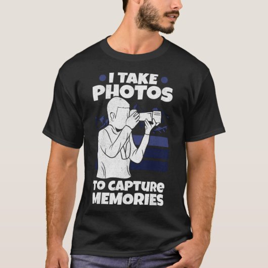Fotograaf Foto's maken Herinneringen Fotografie T-shirt (Voorkant)