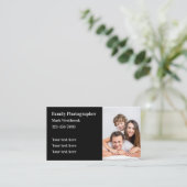 Fotograaf Fotosjabloon Visitekaartjes (Staand voorkant)