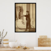Fotograaf Frances Johnston geperst als Man 1895 Poster (Keuken)