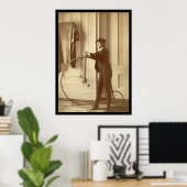 Fotograaf Frances Johnston geperst als Man 1895 Poster (Thuiskantoor)