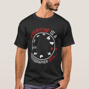 Fotograaf Funny Gift for Cameraman Photography T-shirt