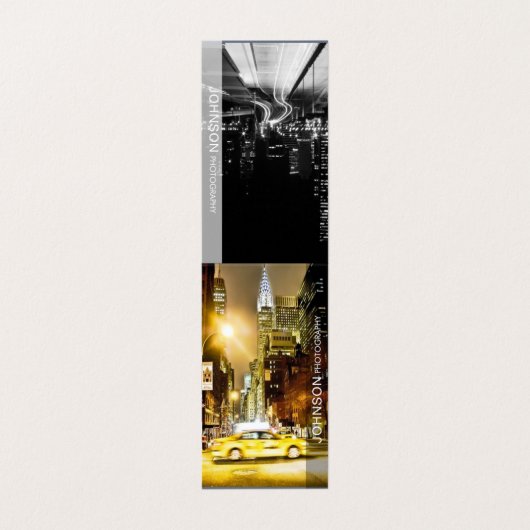 fotograaf gevouwen visitekaartje (Buitenkant ongevouwen)