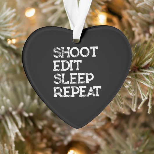 Fotograaf Gift Photography Shoot Ornament (Boom)