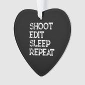 Fotograaf Gift Photography Shoot Ornament (voorkant)