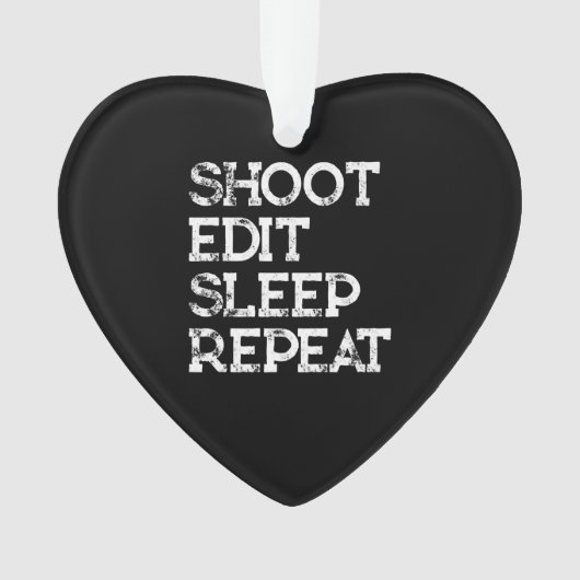 Fotograaf Gift Photography Shoot Ornament (voorkant)