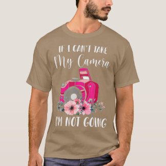 Fotograaf Gift Schattige voor Vrouwen Camera met T-shirt