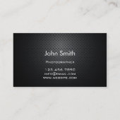 Fotograaf Gold Striped Aurora Modern Visitekaartje (Achterkant)