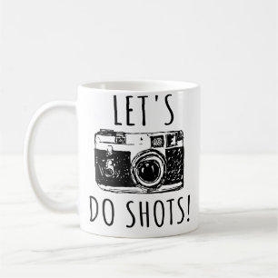 Fotograaf Grappig Laten We Shots Tshirt Fotografie Koffiemok