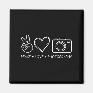 Fotograaf Harmony - Peace Love Photograph Magneet