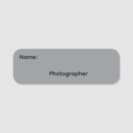 Fotograaf Herbruikbare Dry Erase Naamlabel Magneti Naamplaatje