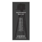 Fotograaf i rack kaart (Voorkant)