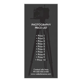 Fotograaf i rack kaart