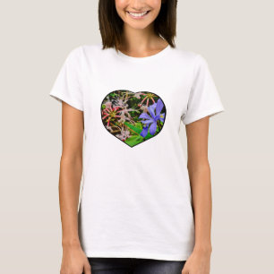 Fotograaf Iris purple wildflower T-shirt